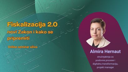 Fiskalizacija 2.0 novi Zakon i kako se pripremiti ONLINE seminar uživo 